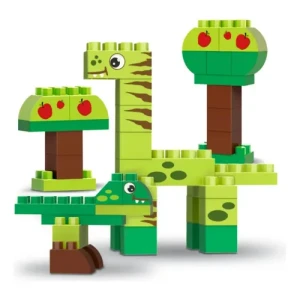 Kit De Bloques De Encastre 40 Piezas + Muñeco Varios Diseños