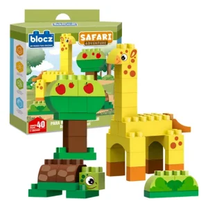 Kit De Bloques De Encastre 40 Piezas + Muñeco Varios Diseños