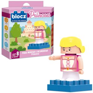 Kit De Bloques De Encastre 8 piezas + princesa