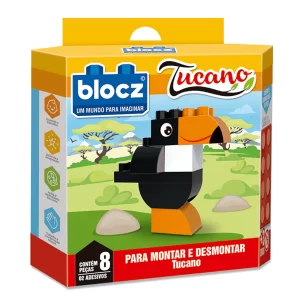 Kit De Bloques De Encastre 8 piezas + animales