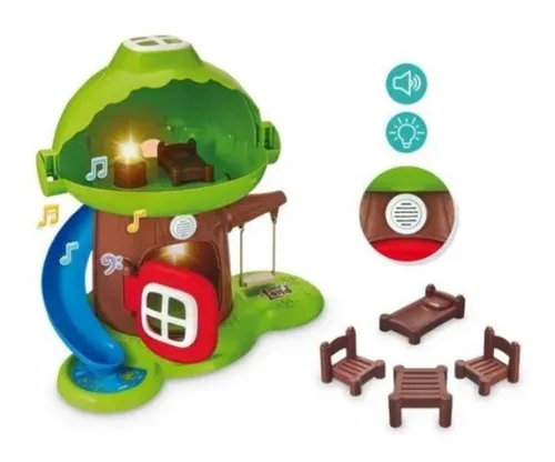 Juguete habitual para niños en forma de casa en el árbol - Usual toys