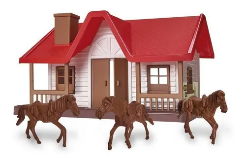 Rancho Casa Western con Caballos - Usual toys