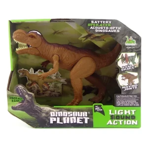 Dinosaurio T-rex Con Luz Y Sonido. 30cm