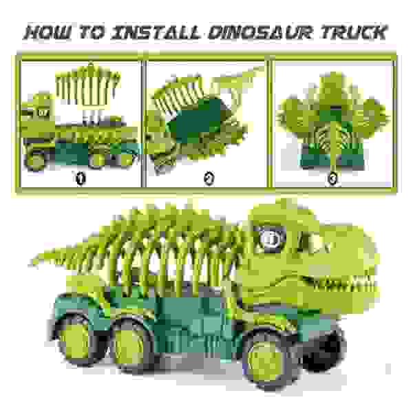 Camiones dino con accesorios - Imagen 3