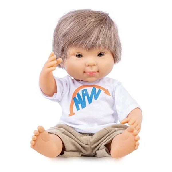 Muñeco Colección Down – Niño Rubio - Imagen 2