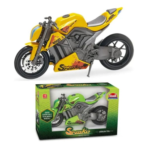 Moto Snake Con Suspensión Funcional En Caja - Usual toys - Imagen 2