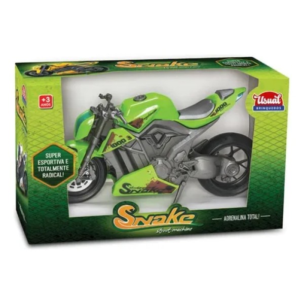 Moto Snake Con Suspensión Funcional En Caja - Usual toys - Imagen 3