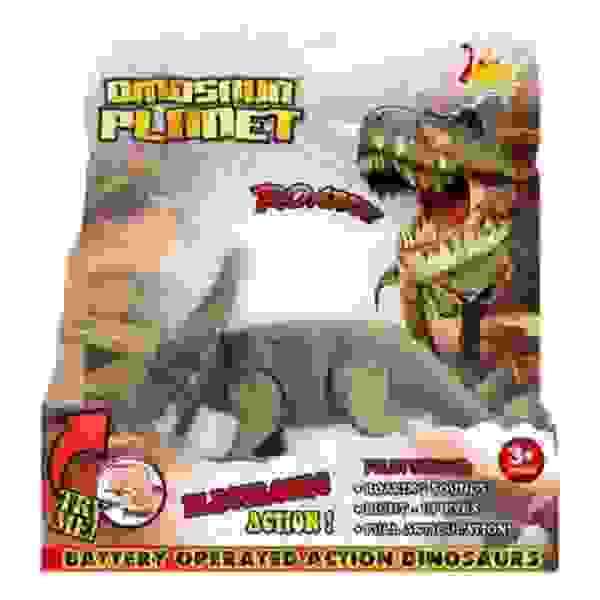 Dinosaurio triceratops con luces y sonido