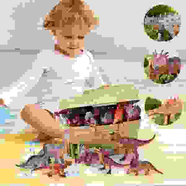 Almacenamiento de 50 juguetes dinosaurio - Imagen 3