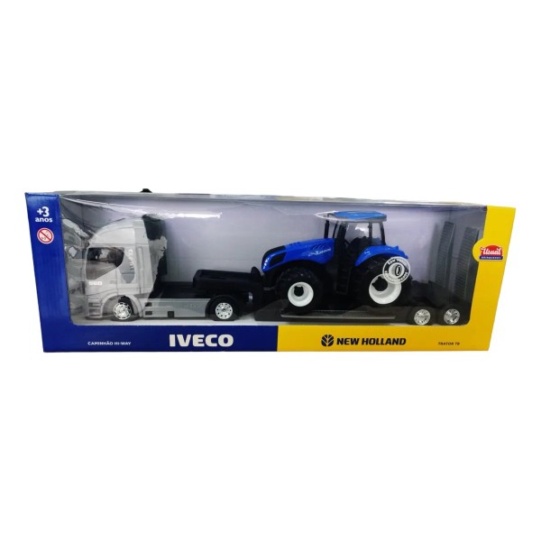 Trator T8 Plataforma New Holland Agricultura - Usual toys - Imagen 2