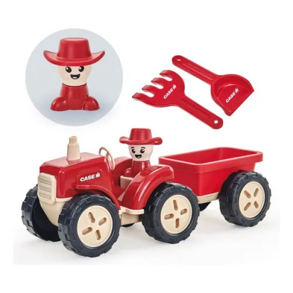 Trator De Brinquedo Infantil Case Junior Carreta - Usual toys - Imagen 2
