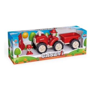 Trator De Brinquedo Infantil Case Junior Carreta - Usual toys