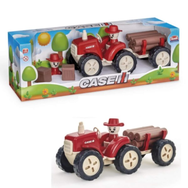 Trator De Brinquedo Infantil con troncos - Usual toys - Imagen 3