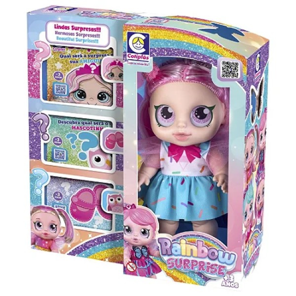 Muñeca Rainbow Surprise – Cabello Rosa - Imagen 3