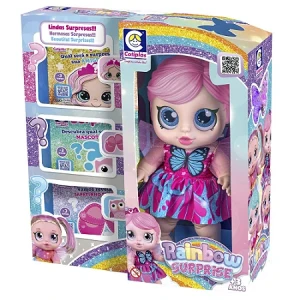 Muñeca Rainbow Surprise – Cabello Rosa con Mechas