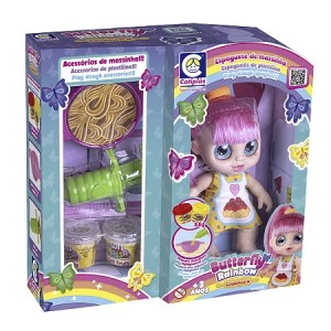 Muñeca Butterfly Rainbow – Con Masita para Hacer Espagueti