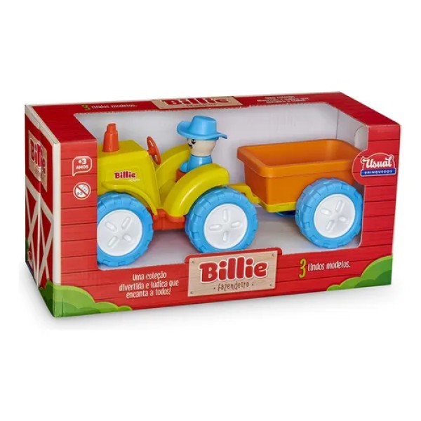 Tractor de Juguete Basculante Billie Granjero Infantil - Usual toys