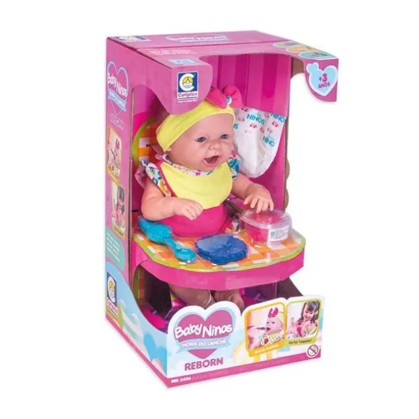 Baby Ninos Hora do Lache Reborn