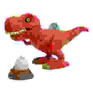 Dino devorador de huevos rojo