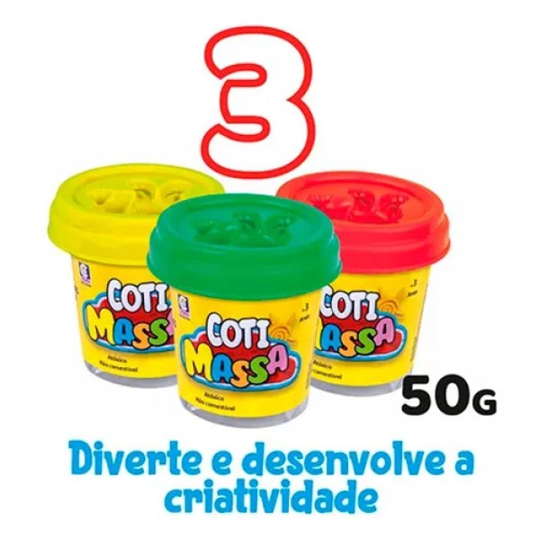 Pasta de modelar atóxica Coti Massa Parque Dos Dinosaurios - Imagen 3