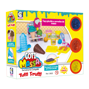 Brinquedo Coti Massa Tutti Frutti Sorveteria Cotiplás