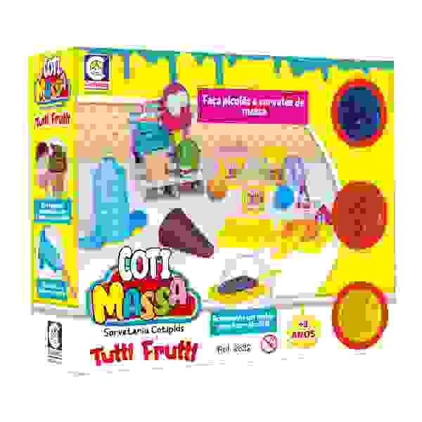 Brinquedo Coti Massa Tutti Frutti Sorveteria Cotiplás