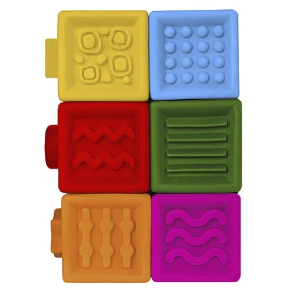 Brinquedo Educativo Play Time Soft Cubos Vinil - Imagen 2