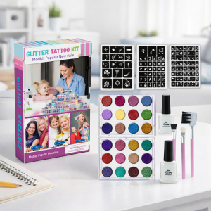 Set de make-up glitter & tattoo